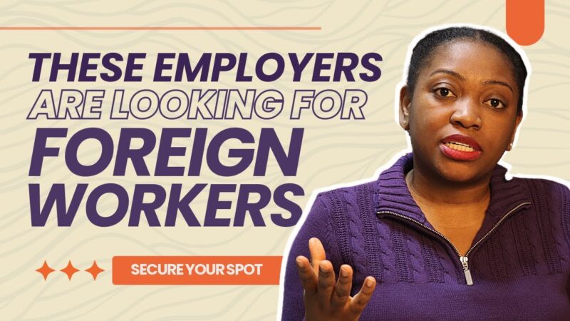 Countries hiring foreign workers.
